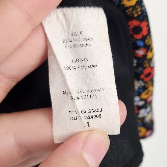 Le Lis Floral Print Skirt Womens Size Medium M - Picture 5 of 5